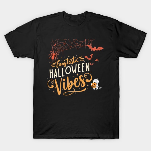 Fangtastic Halloween Vibes T-Shirt by WEARWORLD